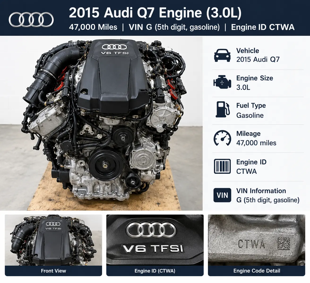 2015 Audi Q7 Engine (3.0L...