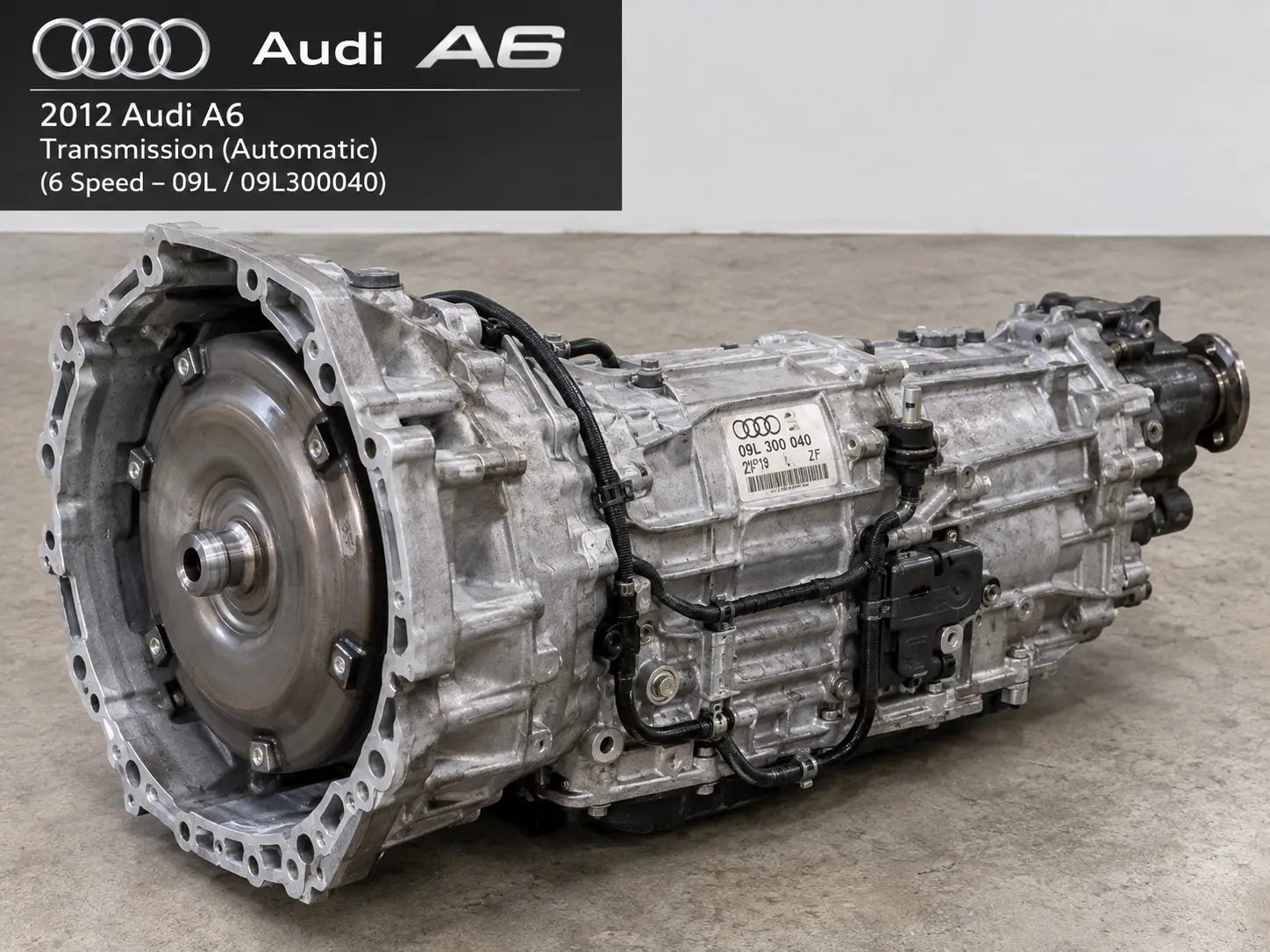 2012 Audi A6 Transmission (AT), 2.0L, (FWD, CVT), transmission ID NDM 124,560 Miles