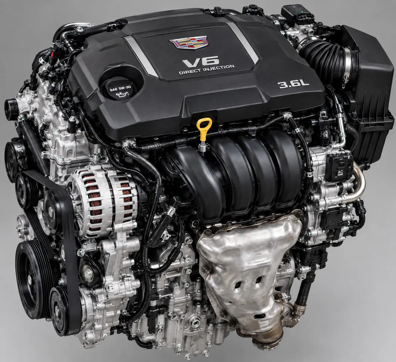 2015 Cadillac ATS Engine 3.6L (VIN 3, 8th digit, opt LFX), RWD 48,494 Miles